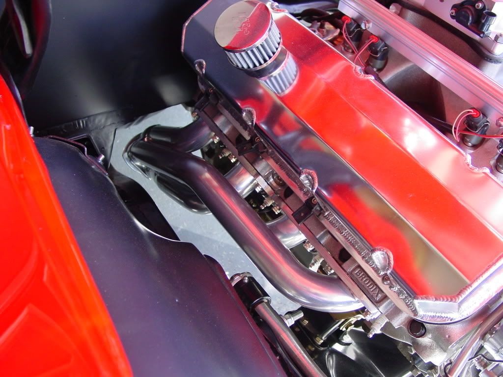 Just installed Sanderson BB2 headers on by BBC 67 camaro